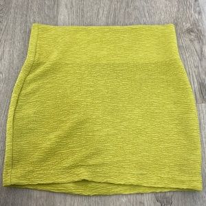 BCBG Yellow Mini Skirt XS